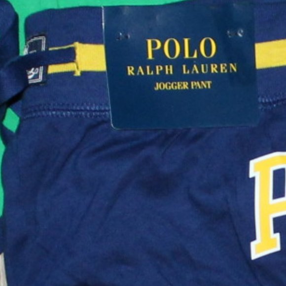 NWT POLO RALPH LAUREN MEN'S PAJAMA ATHLETIC JOGGER SWEATPANTS ROYAL BLUE - Picture 3 of 3